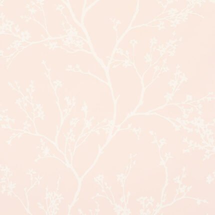TWIGGY VINYL BLUSH Wallcovering by Schumacher