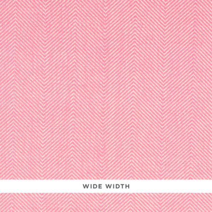 HERRINGBONE PAPERWEAVE PINK Wallcovering by Schumacher
