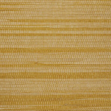 DYED RAFFIA YELLOW Wallcovering by Schumacher Down To Earth Textured Wallcovering Wallpaper SCH-5010344