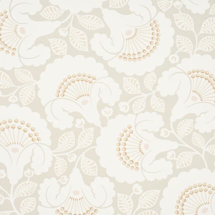 JACKIE NEUTRAL Wallcovering by Schumacher Wallflowers Wallpaper SCH-5010372
