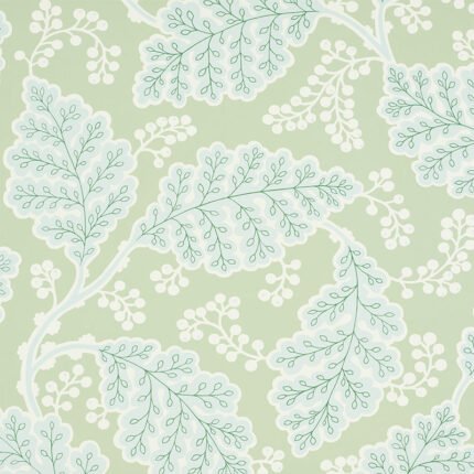 ESTELLE GREEN Wallcovering by Schumacher Wallflowers Wallpaper SCH-5010392