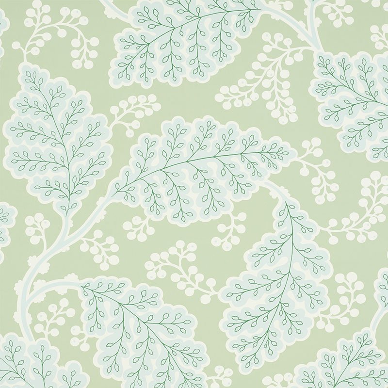 5010392.jpg ESTELLE GREEN Wallcovering by Schumacher - Image 1