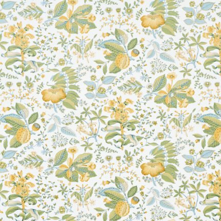 POMEGRANATE BOTANICAL CITRON Wallcovering by Schumacher