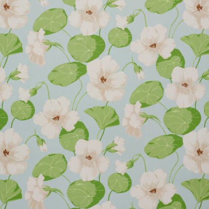 NASTURTIUM SKY Wallcovering by Schumacher