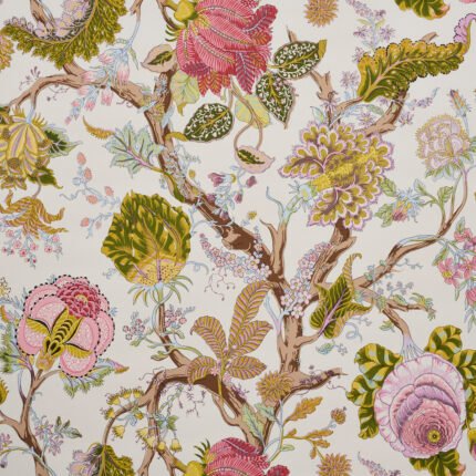 INDIAN ARBRE SPRING Wallcovering by Schumacher Signature Schumacher Wallpaper SCH-5010491