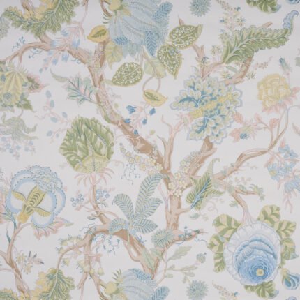INDIAN ARBRE SOFT GREEN Wallcovering by Schumacher Perennial Favorites Wallpaper SCH-5010493
