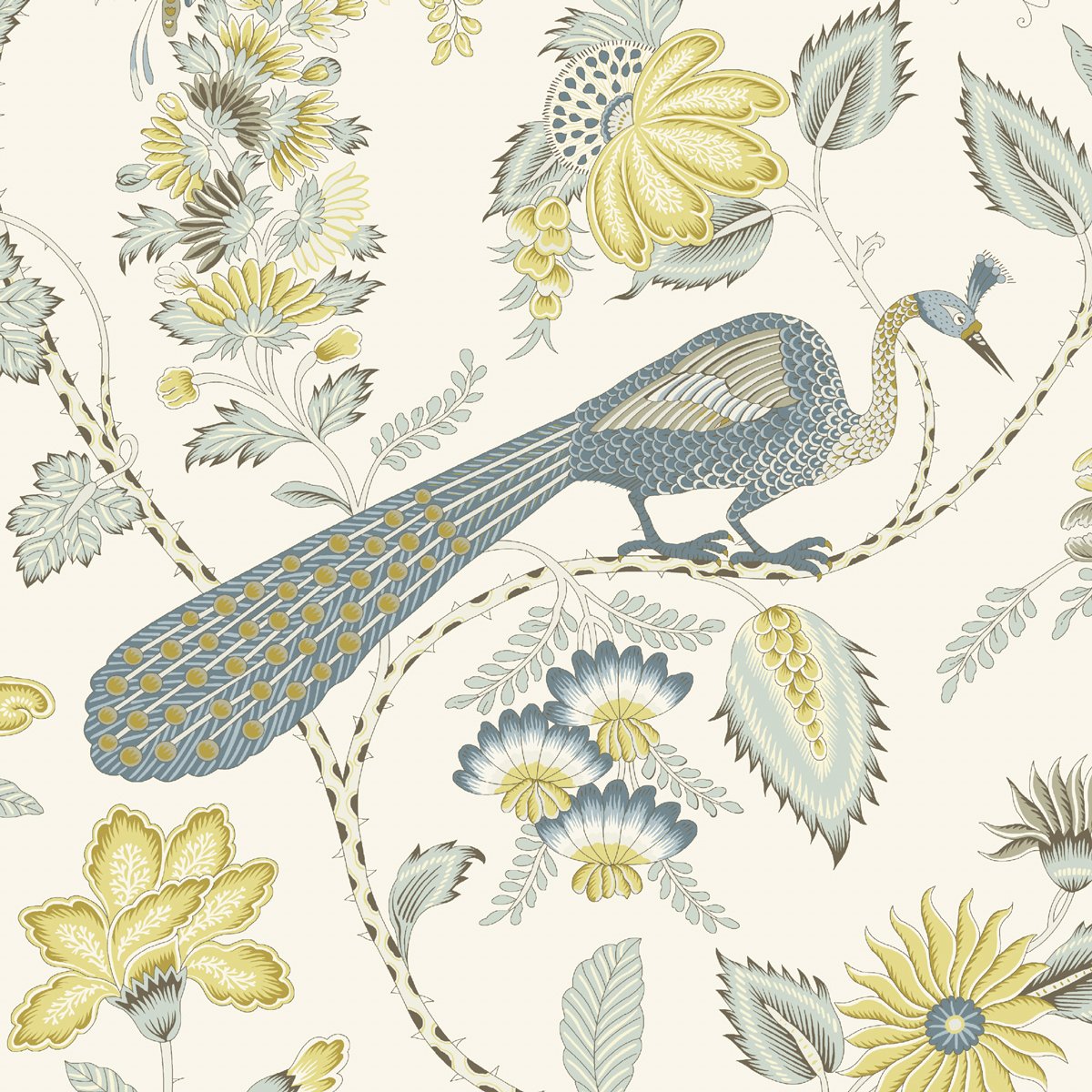 5010510.jpg CAMPAGNE CADET & CITRON Wallcovering by Schumacher Signature Schumacher Wallpaper SCH-5010510