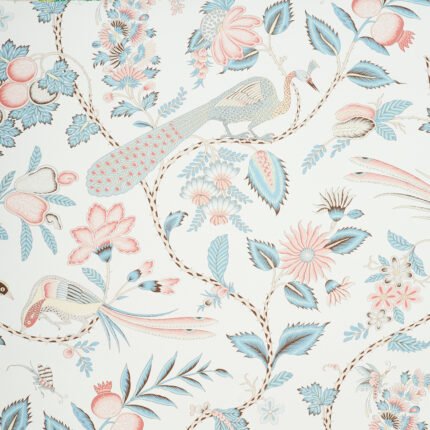 CAMPAGNE PEACOCK & ROUGE Wallcovering by Schumacher