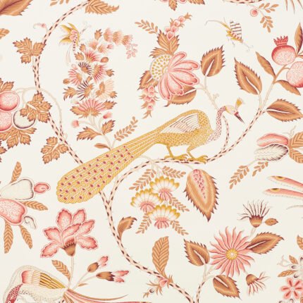 CAMPAGNE ROSE & OCHRE Wallcovering by Schumacher Signature Schumacher Wallpaper SCH-5010513