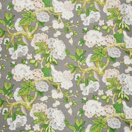 BERMUDA BLOSSOMS SLATE Wallcovering by Schumacher