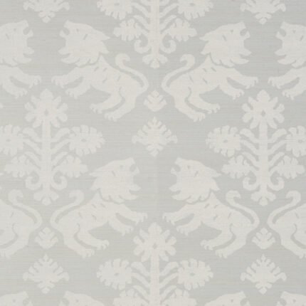 REGALIA SISAL IVORY ON SILVER Grasscloth Wallcovering by Schumacher