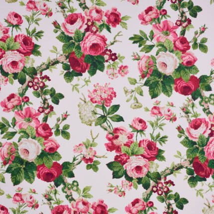 Nancy Floral ROSE Wallcovering by Schumacher