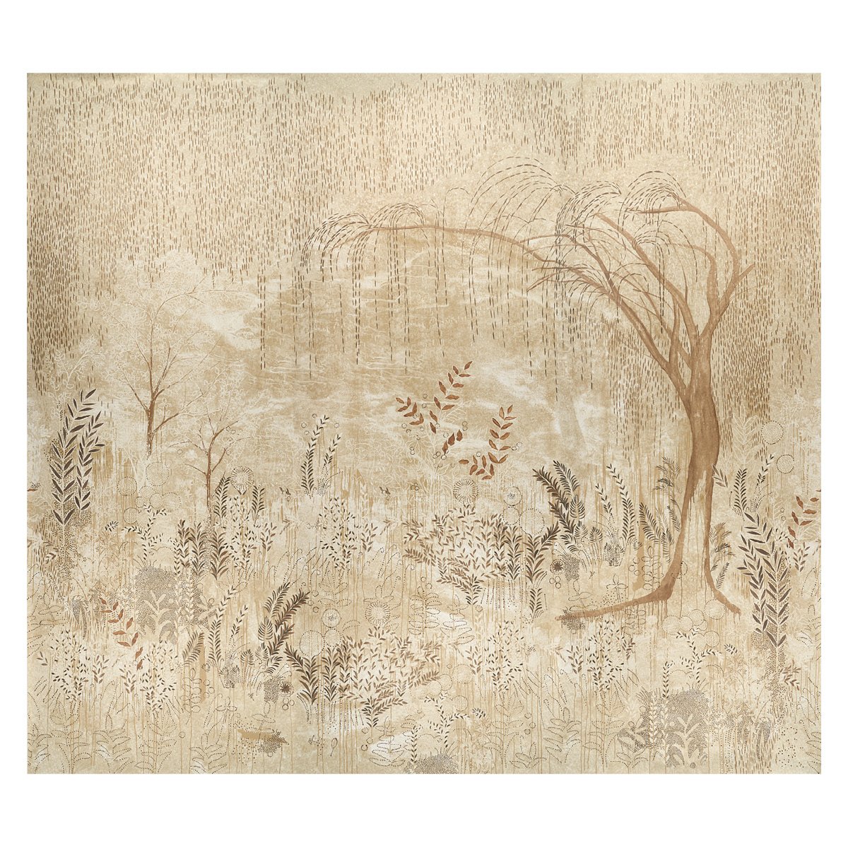 5010932.jpg BISOU PANEL SET GOLD Panel Set by Schumacher - Image 1