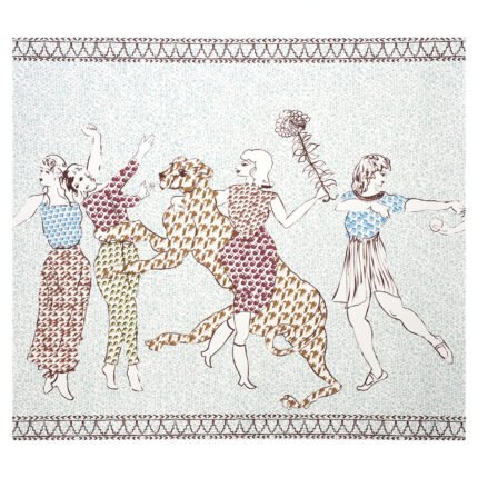 THE GOLDEN AGE PANEL SET CYAN MULTI Panel Set by Schumacher