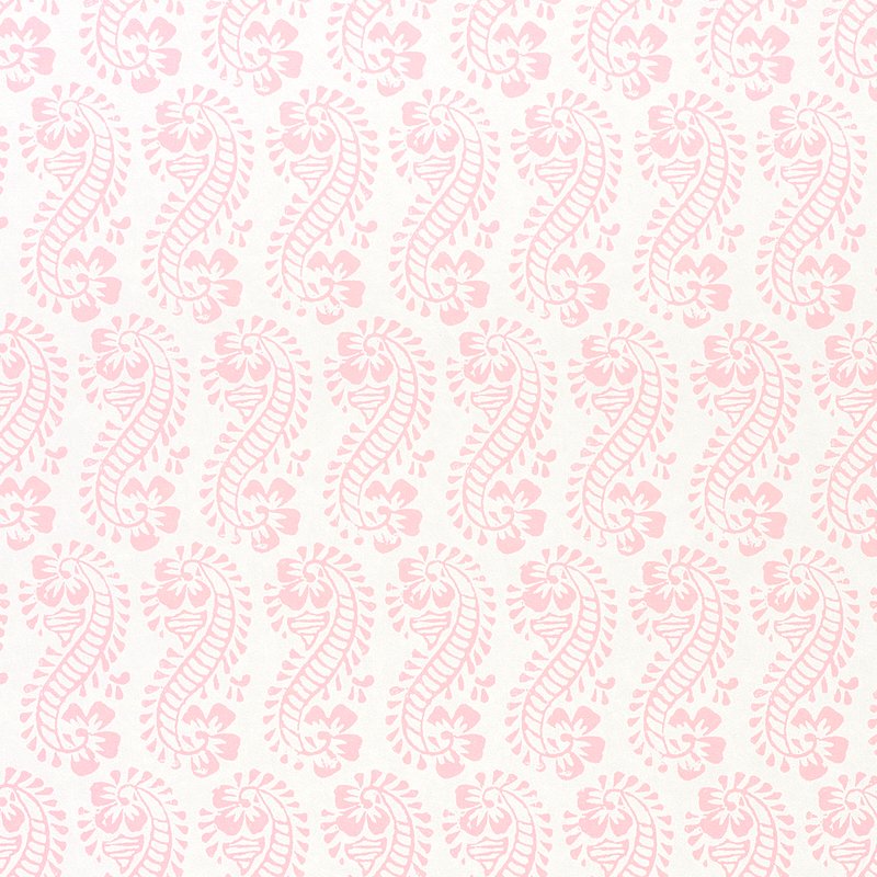Lani PINK Wallcovering by Schumacher Pink