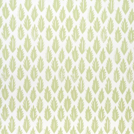 Leaf GRASS GREEN Wallcovering by Schumacher
