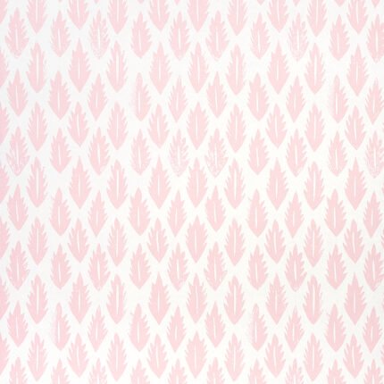 Leaf PINK Wallcovering by Schumacher Molly Mahon Wallpaper SCH-5011151