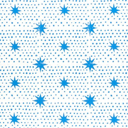 Spot & Star BLUE Wallcovering by Schumacher