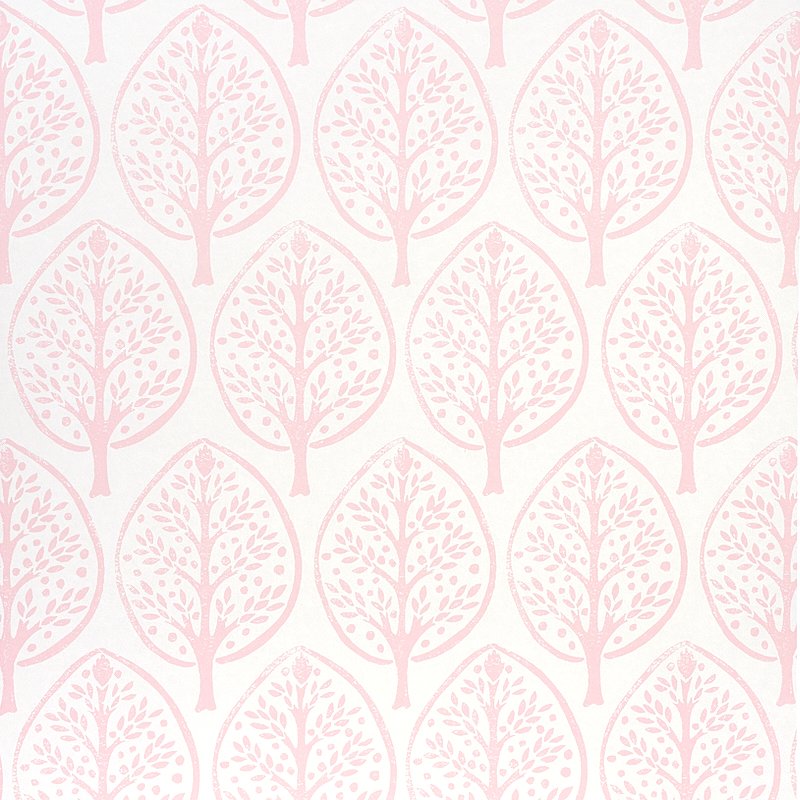 5011181.jpg Tree PINK Wallcovering by Schumacher - Image 1