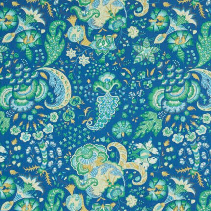 MAJORELLE BLUE Wallcovering by Schumacher Rive Gauche Wallpaper SCH-5011350