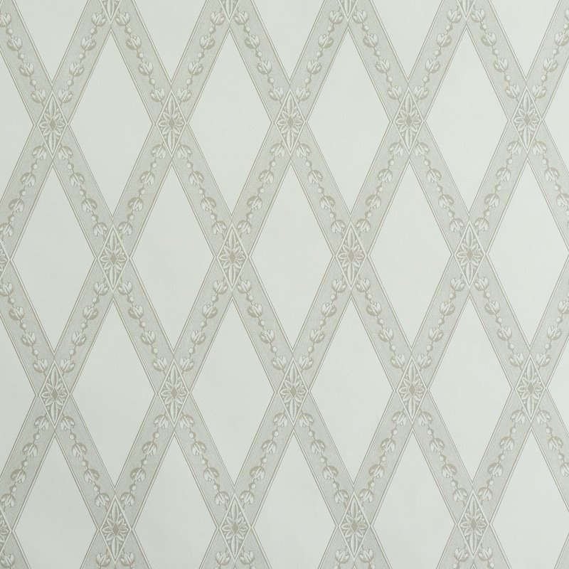 LES LOSANGES TOILE STONE Wallcovering by Schumacher Stone