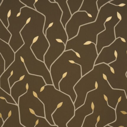 CYMBELINE CHOCOLATE Wallpaper by Schumacher