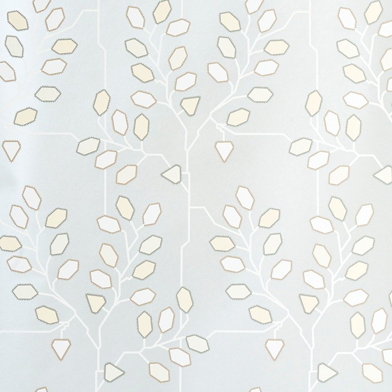 5011421.jpg TUMBLE WEED SILVER WHITE Wallcovering by Schumacher Neisha Crosland Wallpaper SCH-5011421