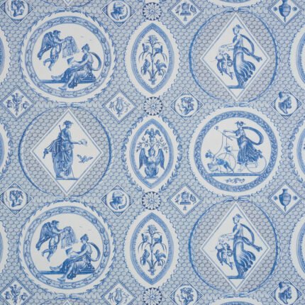 LES SCENES CONTEMPORAINES BLUE Wallcovering by Schumacher
