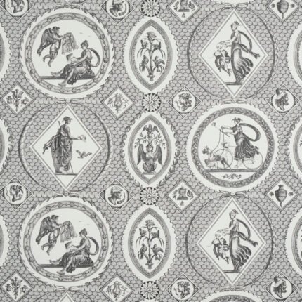 LES SCENES CONTEMPORAINES BLACK Wallcovering by Schumacher