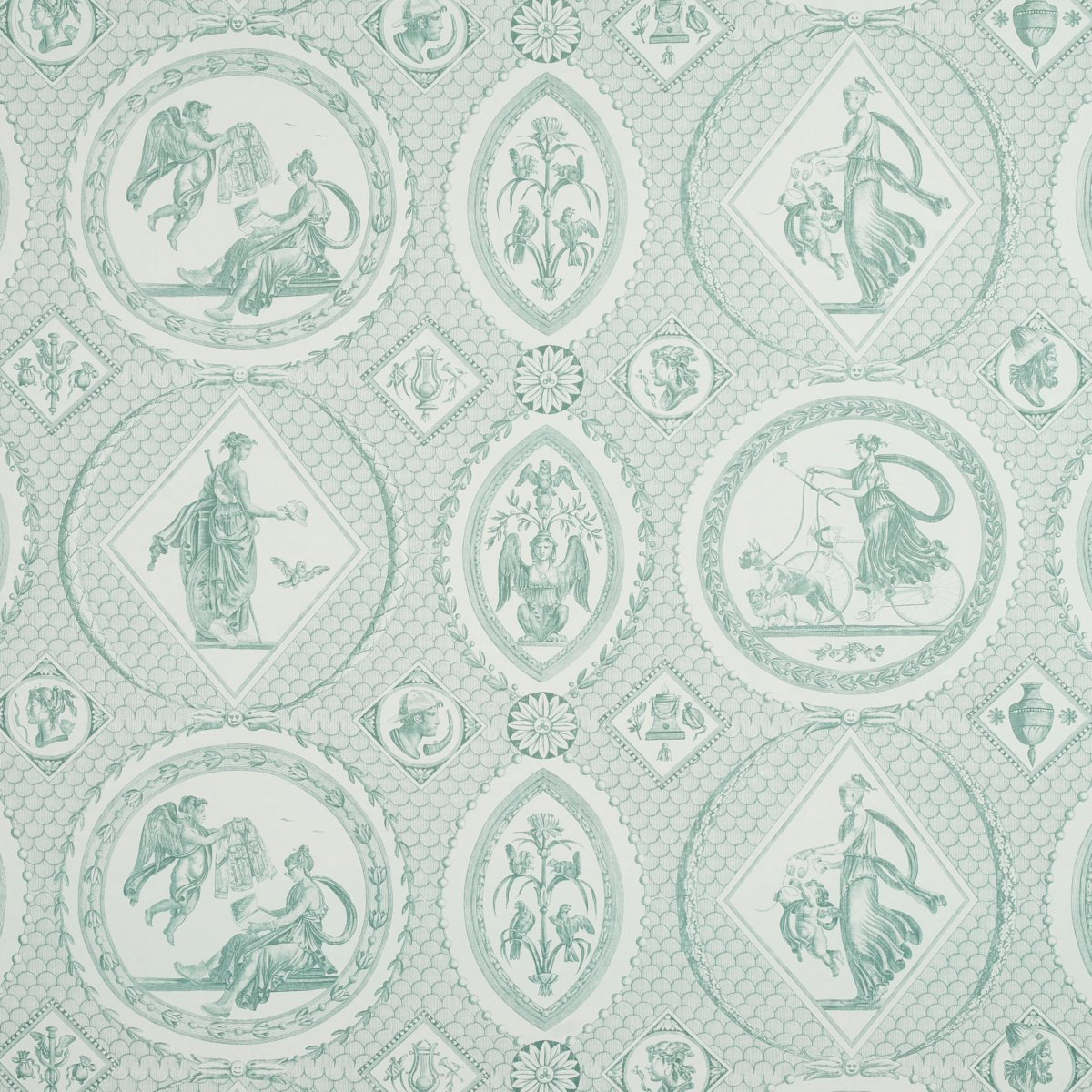 LES SCENES CONTEMPORAINES MINERAL Wallcovering by Schumacher Mineral