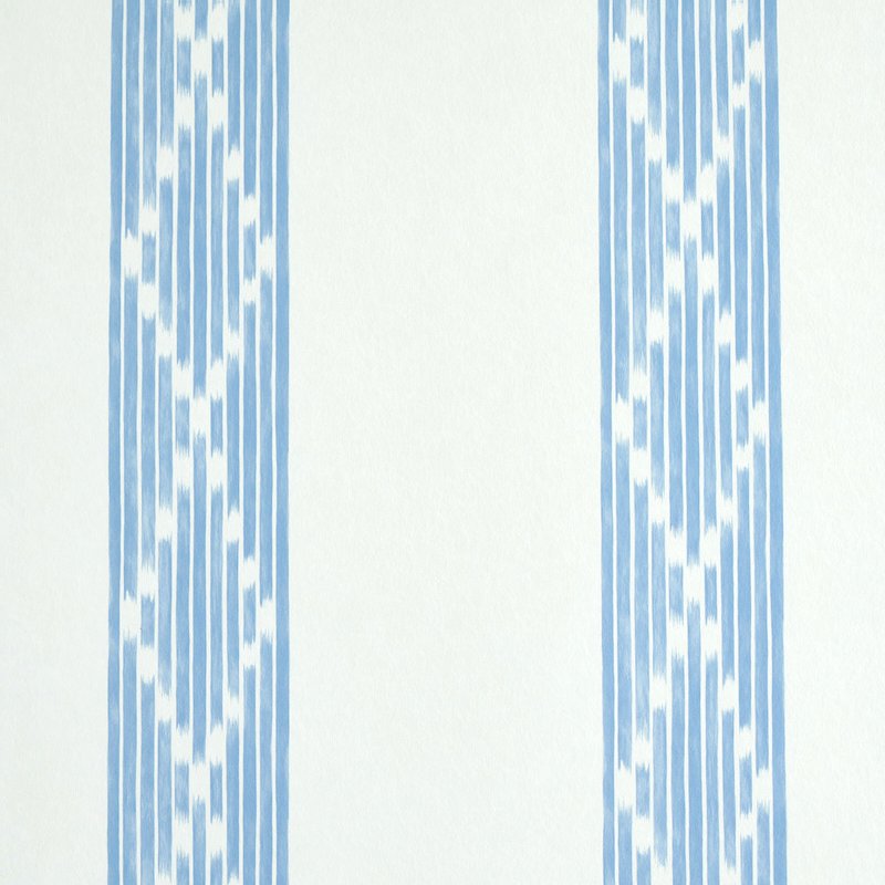 5011532.jpg SEQUOIA STRIPE BLUE Wallcovering by Schumacher Stripe Wallcovering Collection Wallpaper SCH-5011532