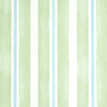 WATERCOLOR STRIPE LEAF Wallcovering by Schumacher