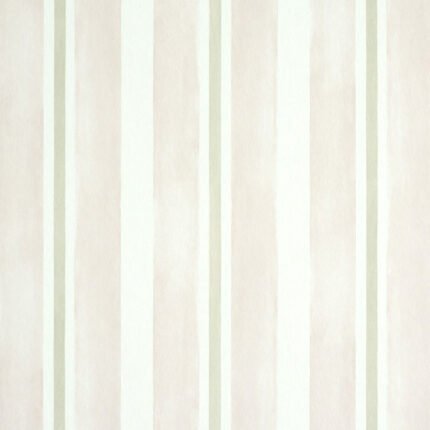 WATERCOLOR STRIPE BLUSH Wallcovering by Schumacher