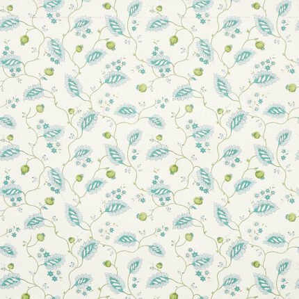 MARYAM VINE PEACOCK Wallcovering by Schumacher Jacaranda Wallpaper SCH-5011600