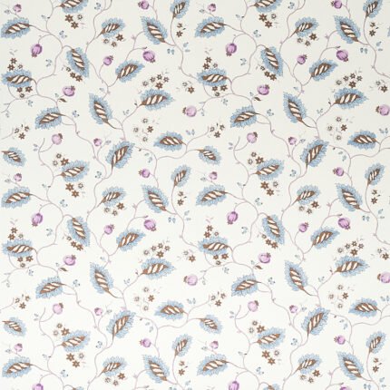 MARYAM VINE SKY & PLUM Wallcovering by Schumacher Jacaranda Wallpaper SCH-5011601