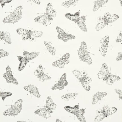 BURNELL BUTTERFLY IVORY Wallcovering by Schumacher