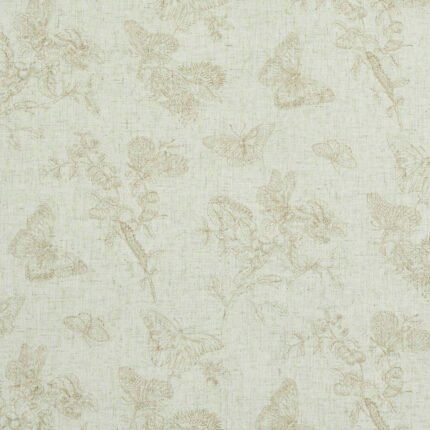 BAUDIN BUTTERFLY LINEN NATURAL Wallcovering by Schumacher Perennial Favorites Wallpaper SCH-5011832