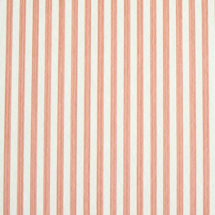 EDWIN STRIPE NARROW PINK Wallcovering by Schumacher