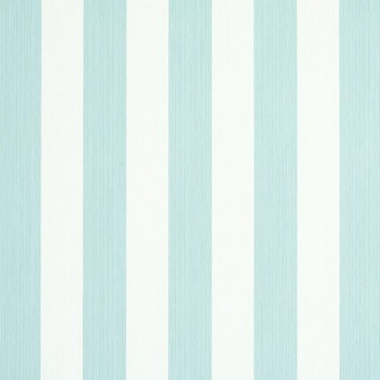 EDWIN STRIPE MEDIUM MINERAL Wallcovering by Schumacher Stripe Wallcovering Collection Wallpaper SCH-5011882