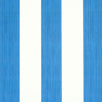 EDWIN STRIPE WIDE NAVY Wallcovering by Schumacher Stripe Wallcovering Collection Wallpaper SCH-5011907