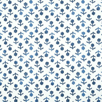 BEATRIZ INDIGO Wallcovering by Schumacher Jacaranda Wallpaper SCH-5011941