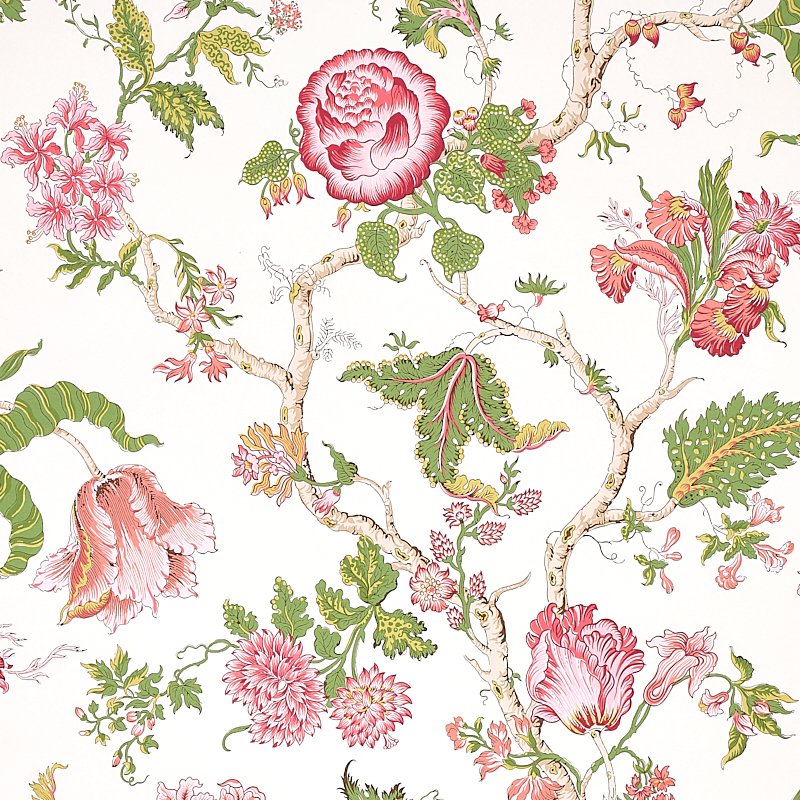 5012012.jpg JOSEPHINE PINK Wallcovering by Schumacher - Image 1