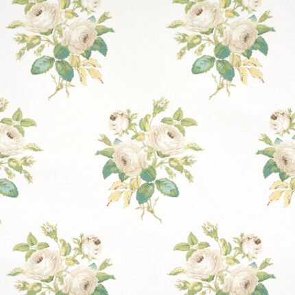 LOUDON ROSE IVORY Wallcovering by Schumacher Classics Wallpaper SCH-5012030