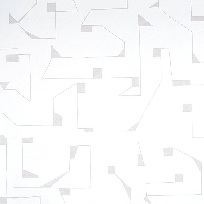 CIRCUIT GREY Wallcovering by Schumacher Grey