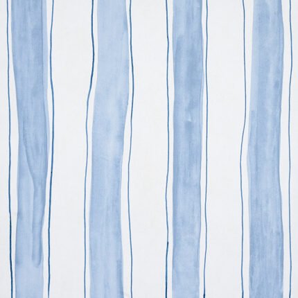 TRACING STRIPES SKY Wallcovering by Schumacher