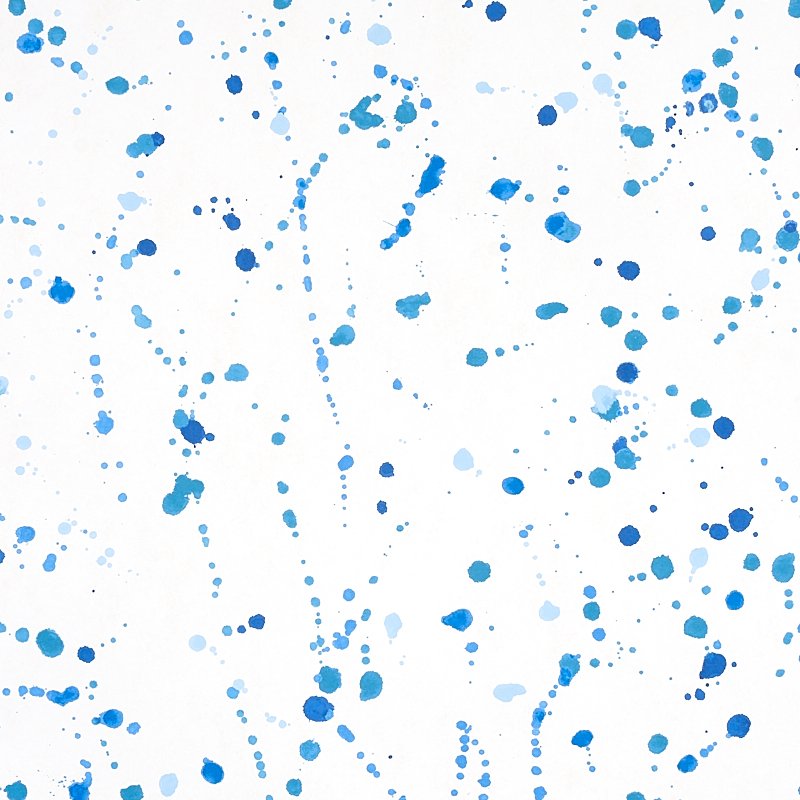 5012181.jpg INK SPLASH BLUE Wallcovering by Schumacher - Image 1