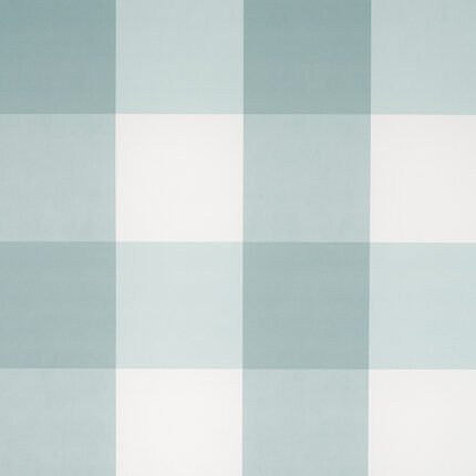 WILLA CHECK LARGE SEAGLASS Wallcovering by Schumacher