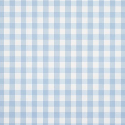WILLA CHECK SMALL CHAMBRAY Wallcovering by Schumacher