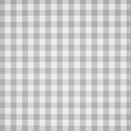 WILLA CHECK SMALL GREY Wallcovering by Schumacher
