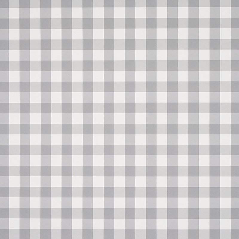 5012367.jpg WILLA CHECK SMALL GREY Wallcovering by Schumacher Plaid Wallcoverings Wallpaper SCH-5012367